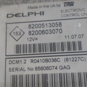 DACIA LOGAN MCV 1 PHASE 1 BREAK